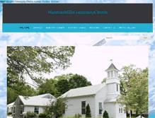 Tablet Screenshot of marstonsmillscommunitychurch.net